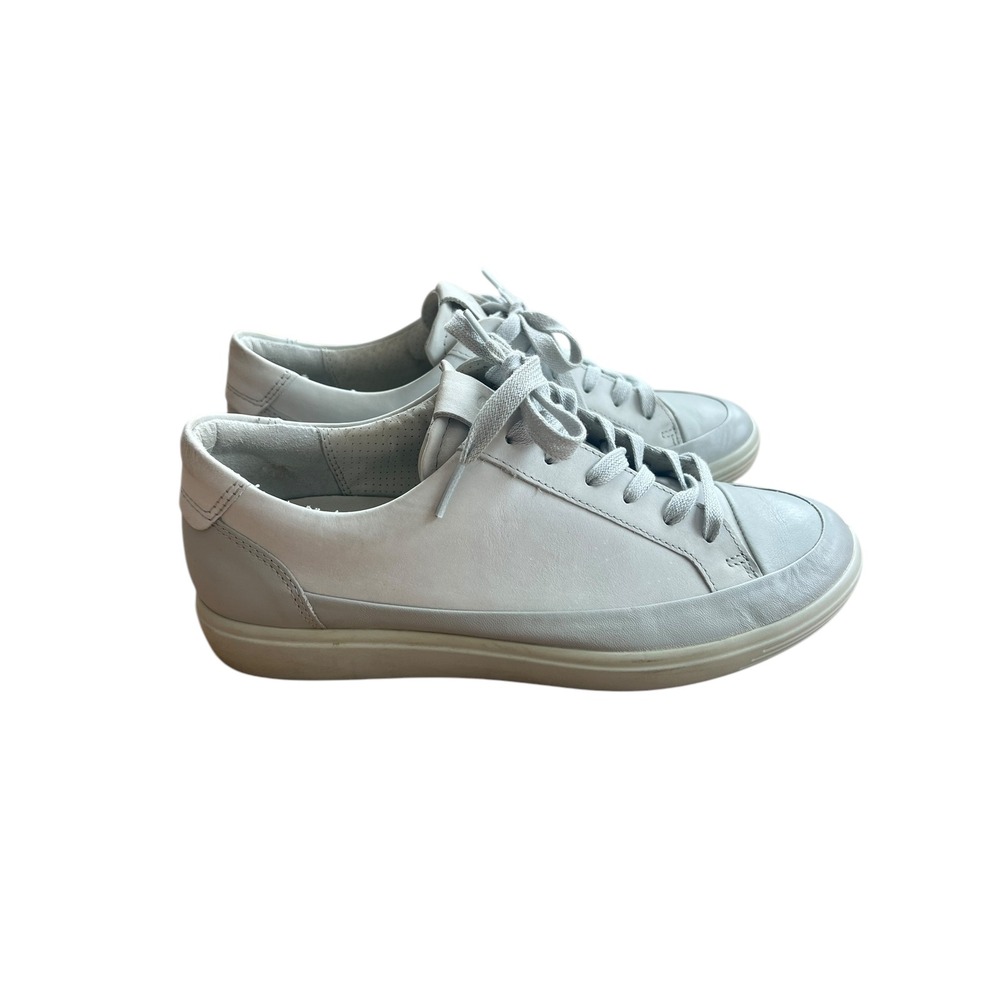 ECCO Sneaker Women's Soft 7 Monochromatic Size 8-8.5 Gray Concrete